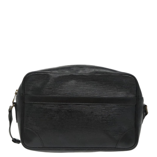 Louis Vuitton Trocadéro Black Leather Shoulder Bag