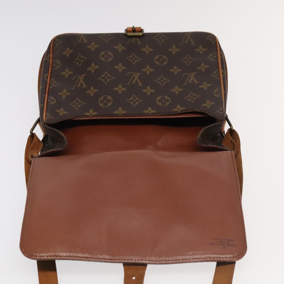 Louis Vuitton Cartouchière Brown Canvas Shoulder Bag