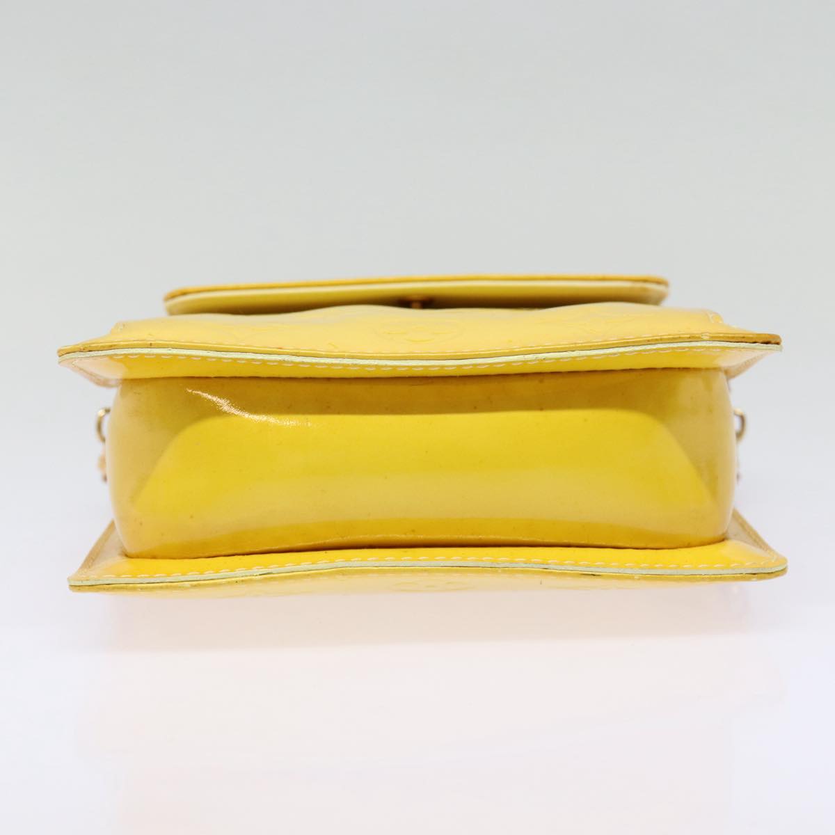 Louis Vuitton Mott Yellow Patent Leather Shoulder Bag