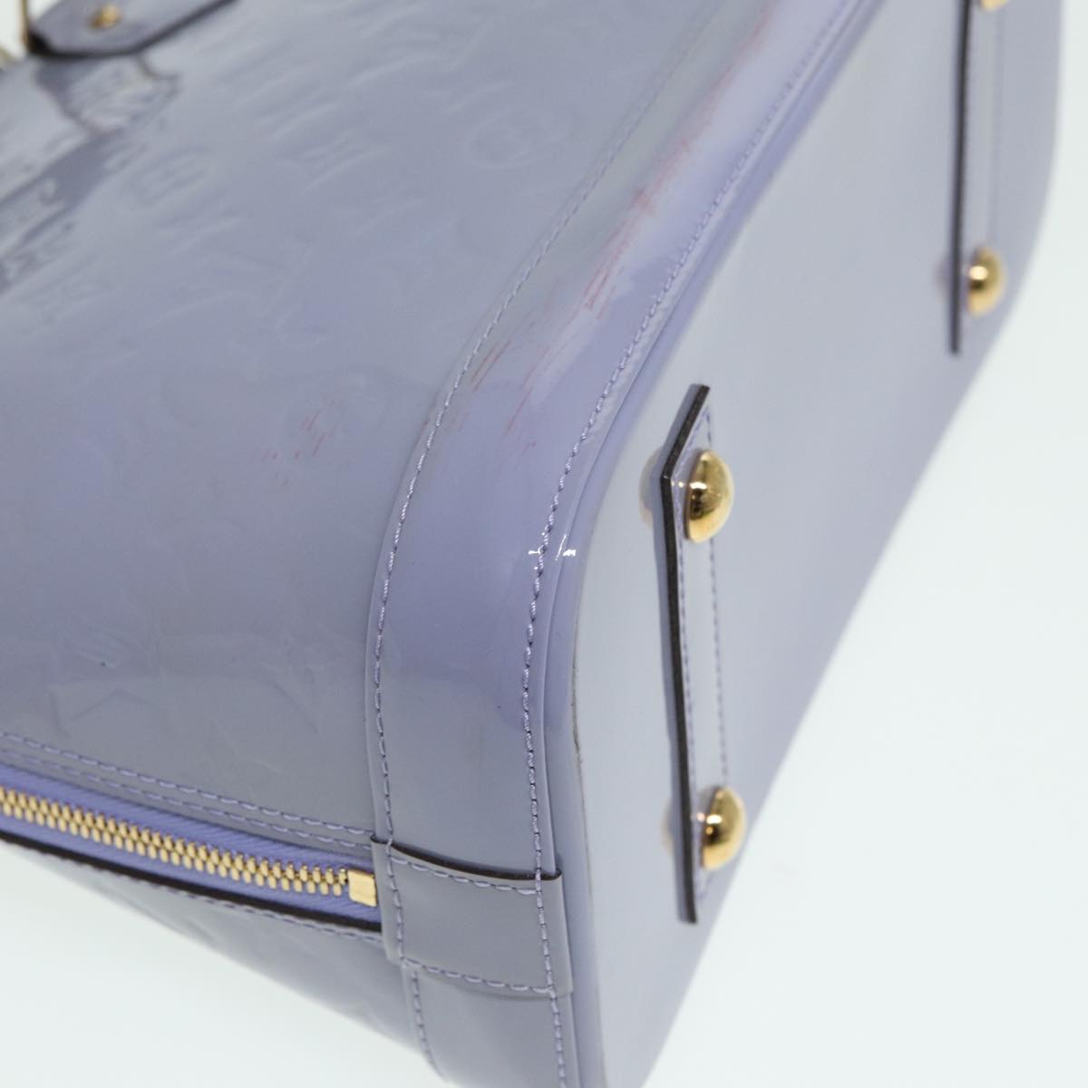 Louis Vuitton Alma Black Patent Leather Handbag