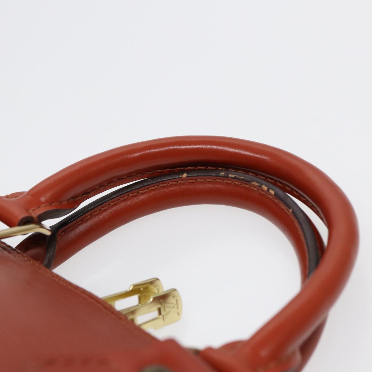 Louis Vuitton Alma Brown Leather Handbag