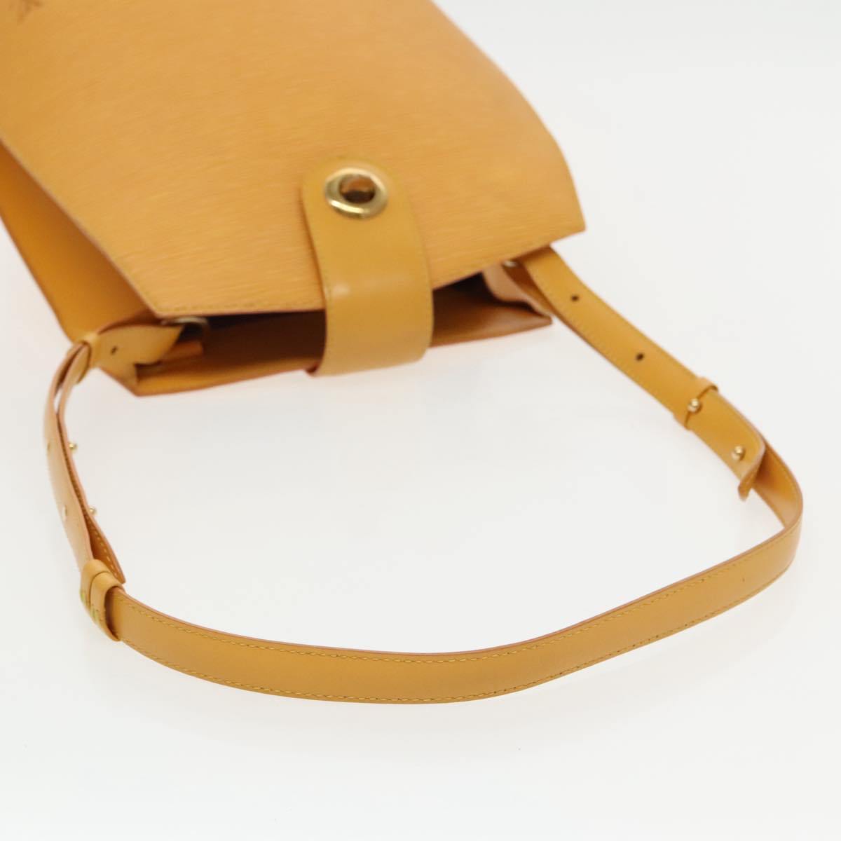 Louis Vuitton Cluny Yellow Leather Shoulder Bag
