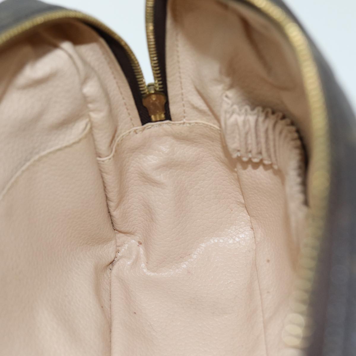 Louis Vuitton Trousse De Toilette Brown Canvas Clutch Bag