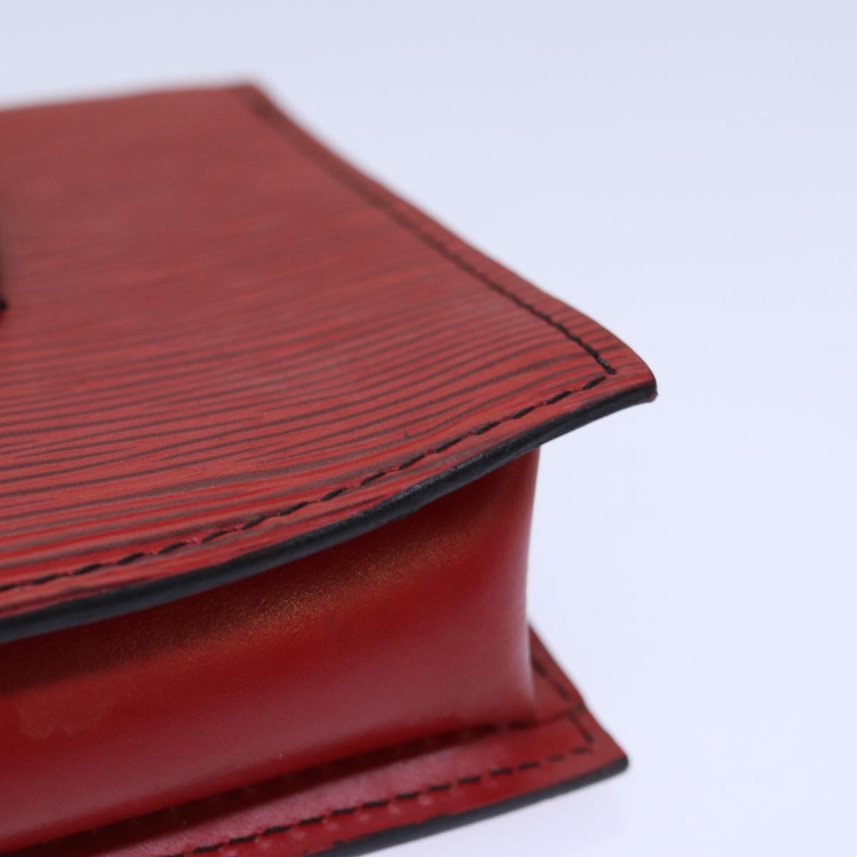Louis Vuitton Tilsitt Red Leather Clutch Bag