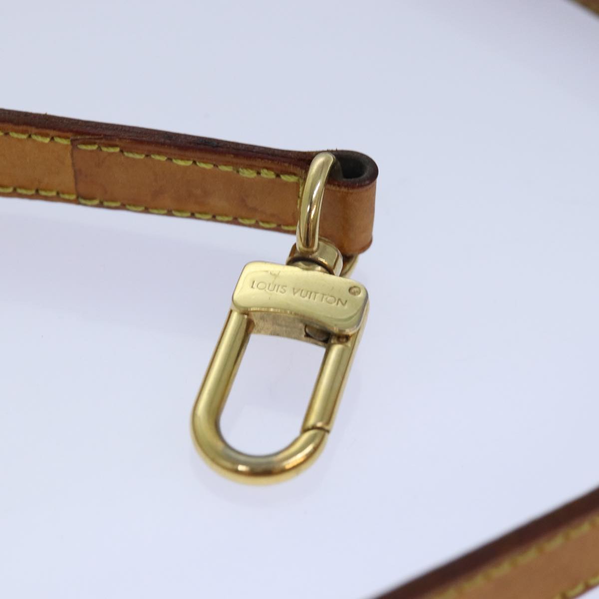 Louis Vuitton Bandoulière De Sac Beige Leather Bag Jewelry
