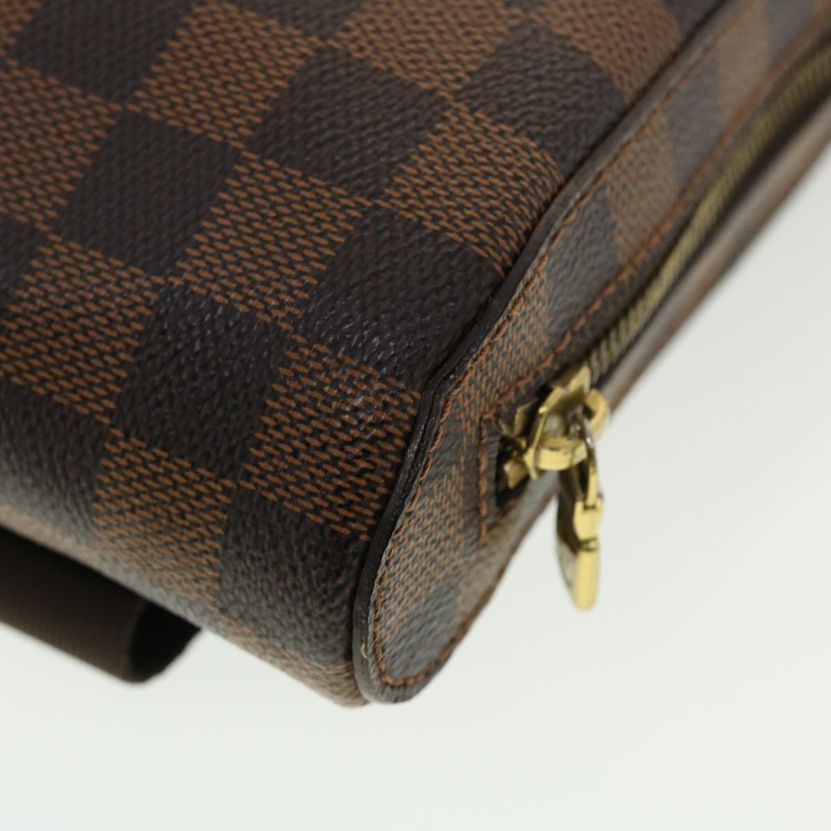 Louis Vuitton Geronimos Brown Canvas Shoulder Bag