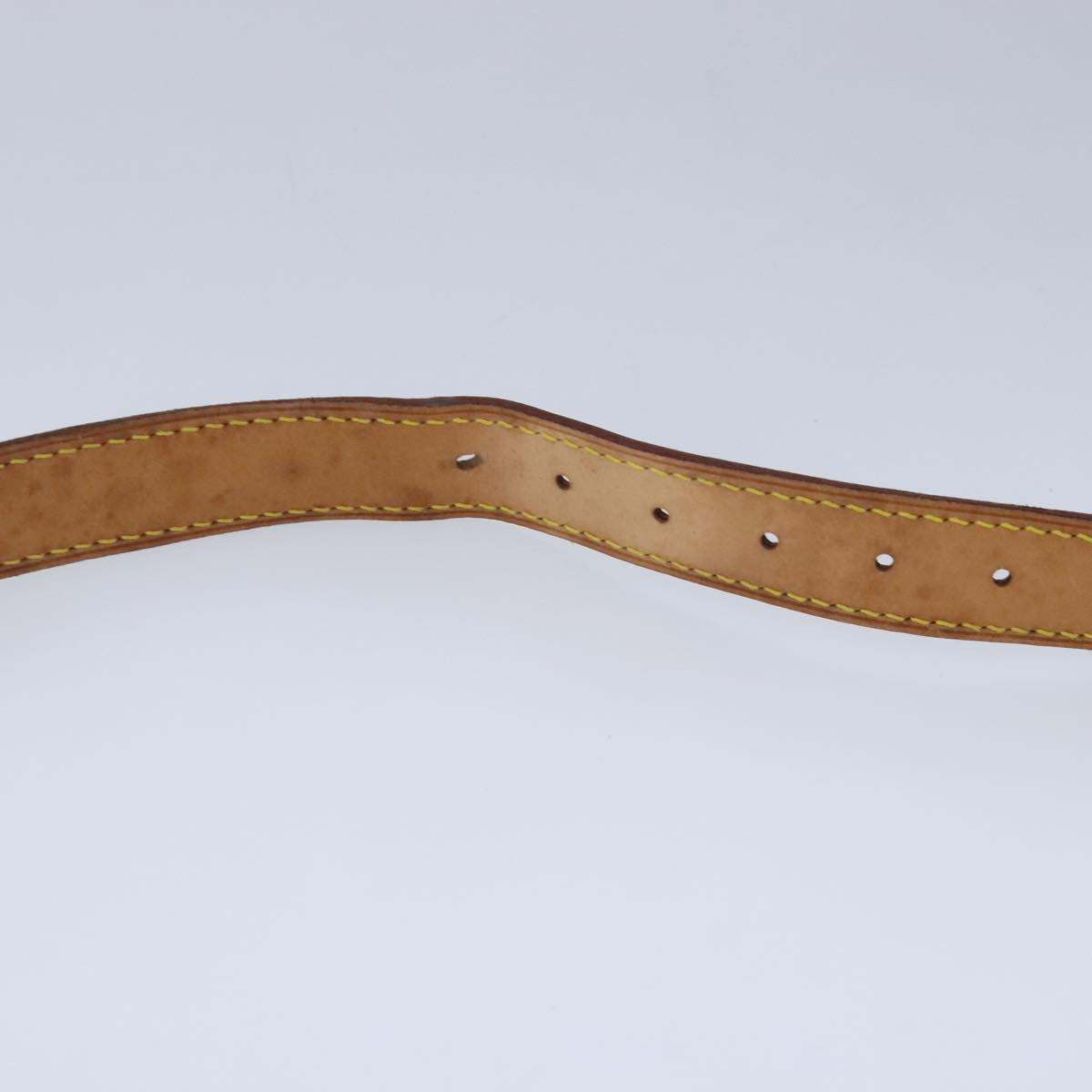 Louis Vuitton Shoulder Strap Beige Leather Bag Jewelry