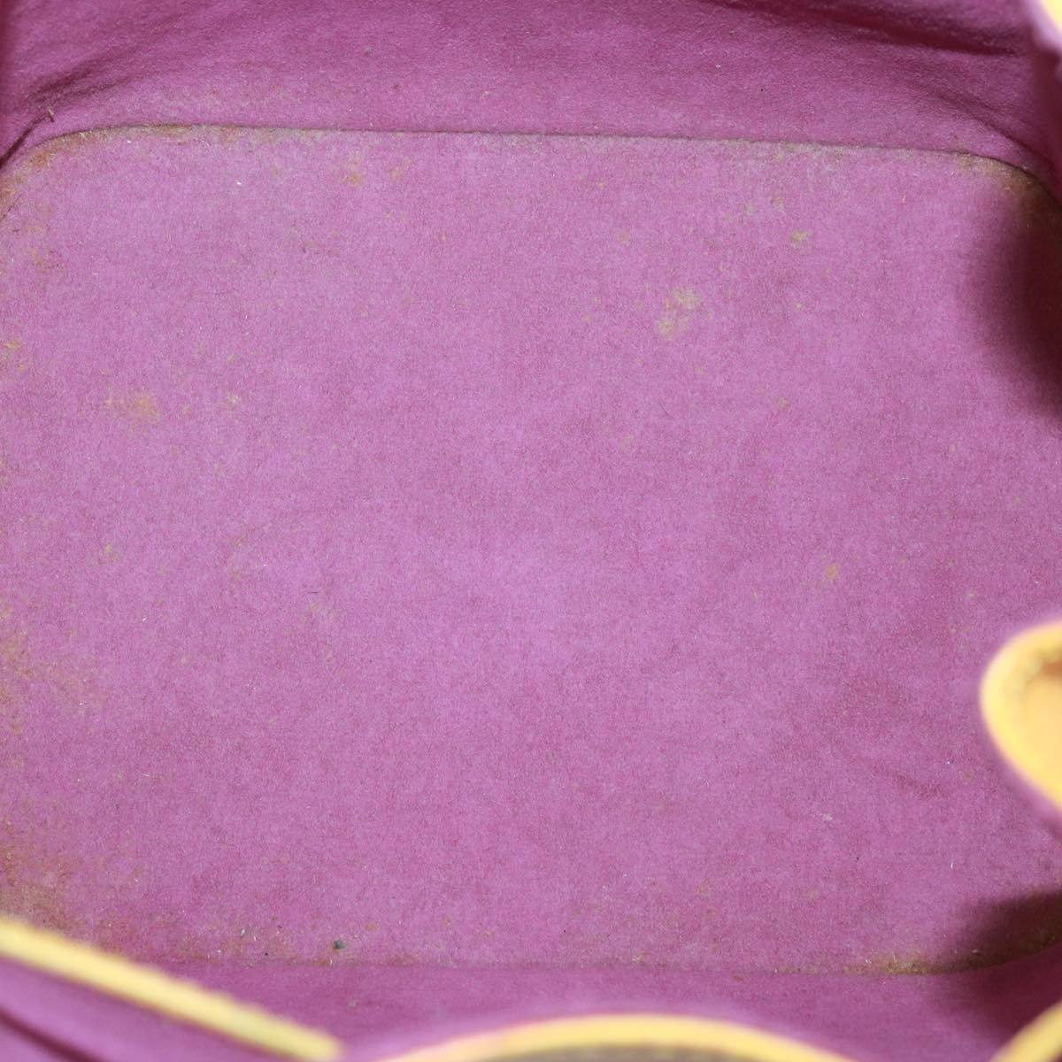 Louis Vuitton Petit Noé Yellow Leather Shoulder Bag