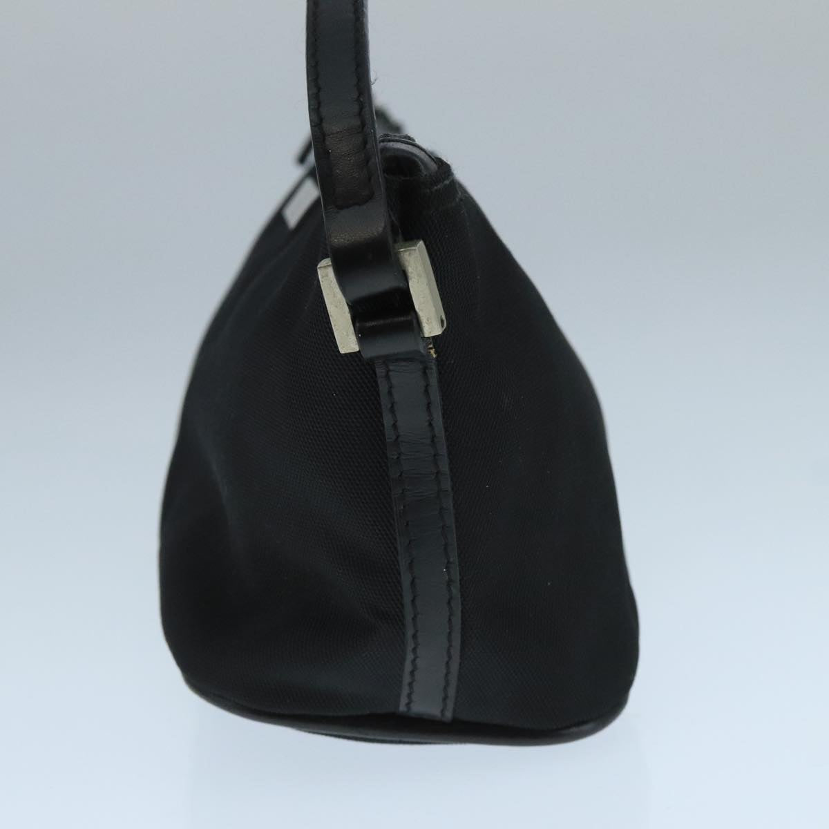 Gucci Baguette Black Canvas Clutch Bag