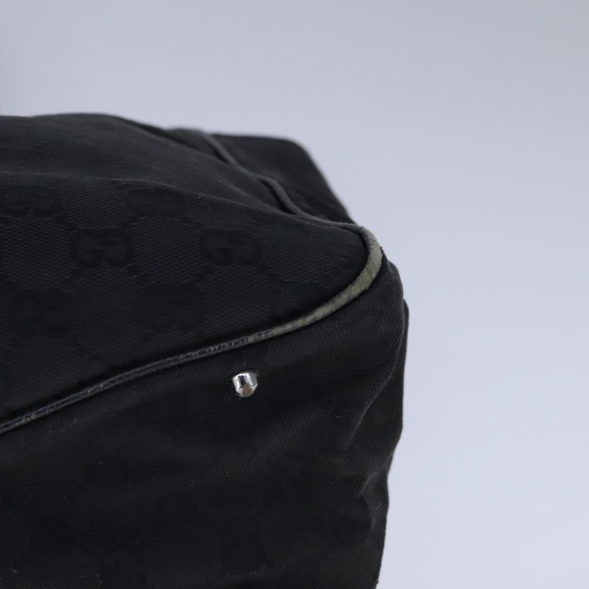 Gucci Gg Canvas Black Canvas Tote Bag