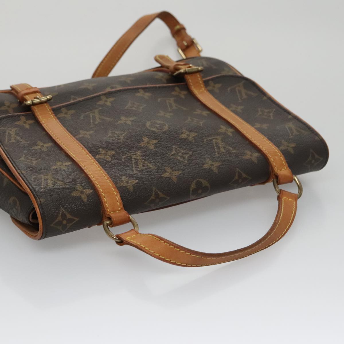 Louis Vuitton Marelle Brown Canvas Backpack Bag
