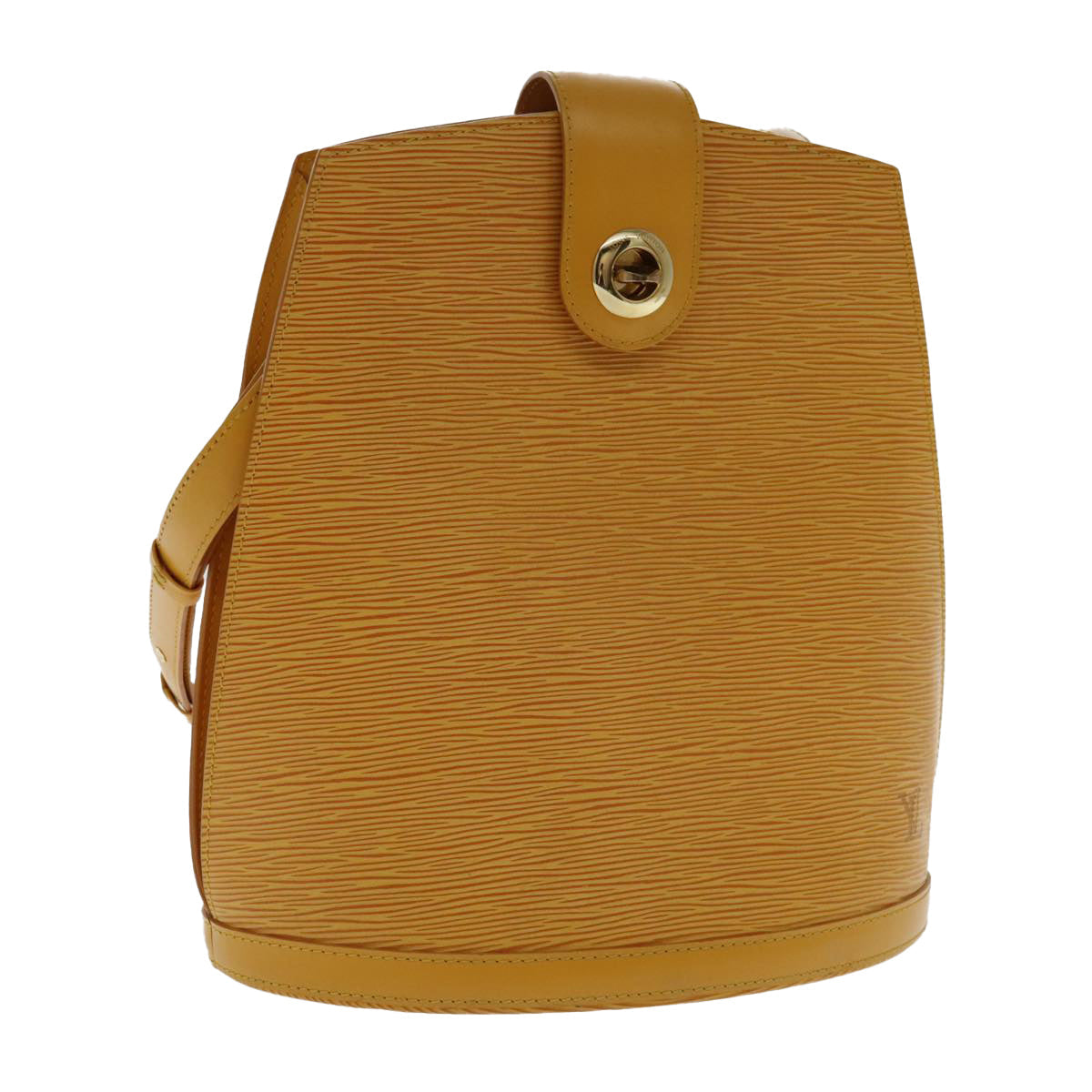 Louis Vuitton Cluny Yellow Leather Shoulder Bag