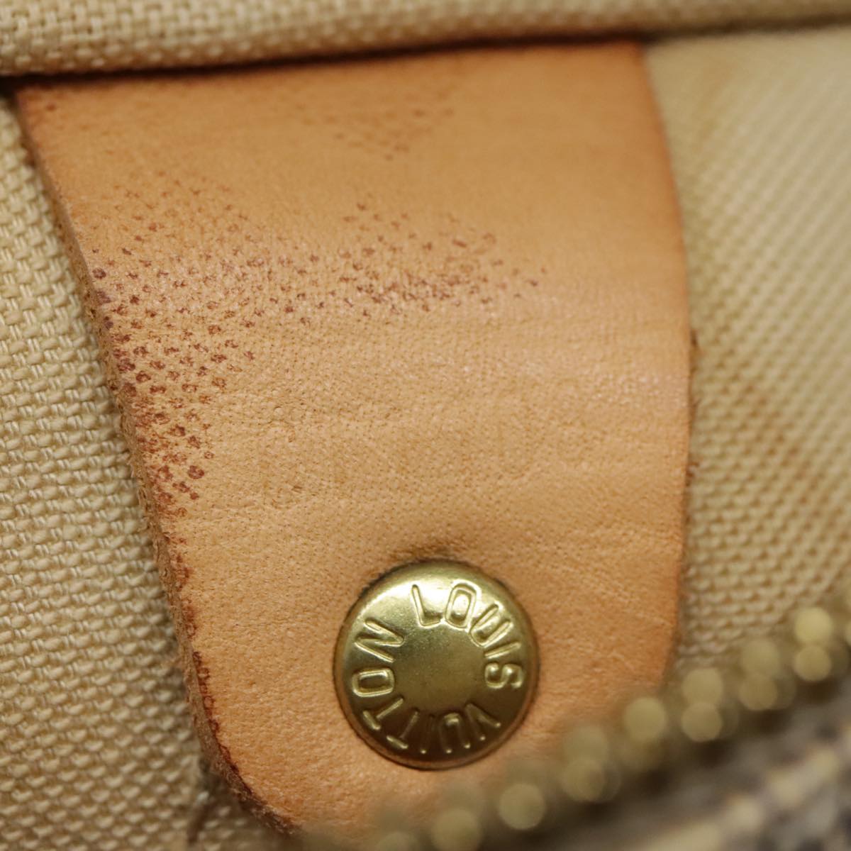 Louis Vuitton Speedy 30 White Canvas Handbag