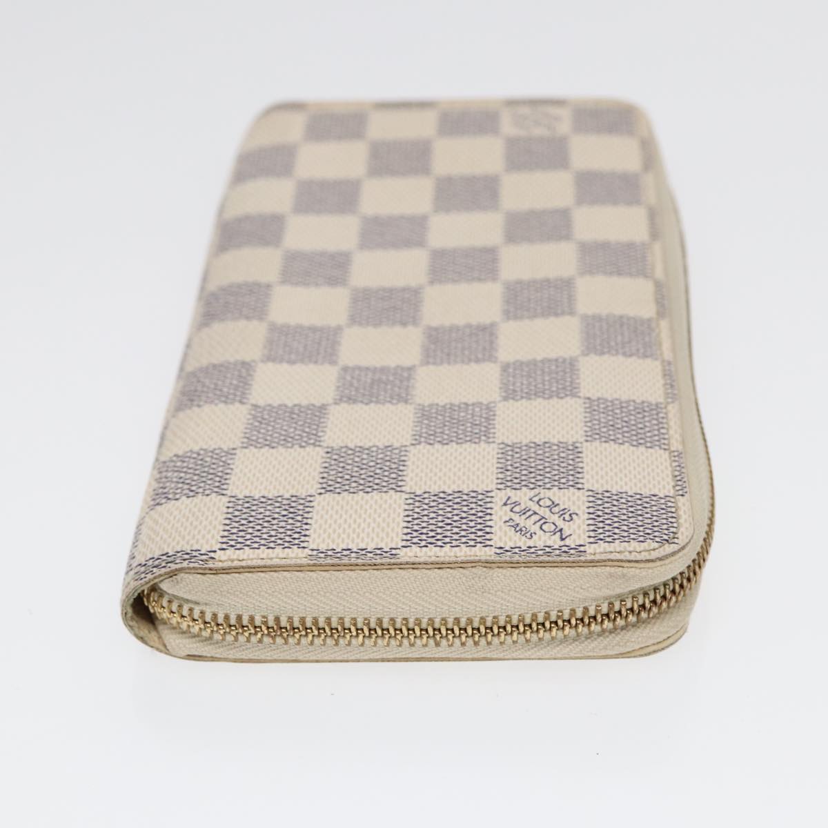Louis Vuitton Portefeuille Zippy White Canvas Wallet