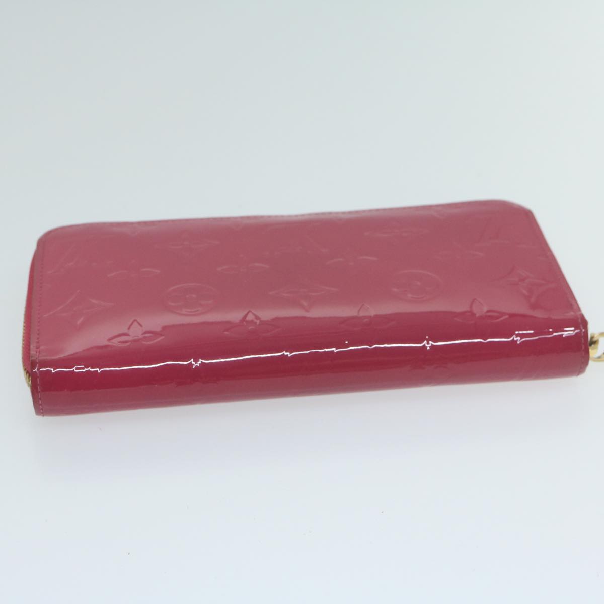 Louis Vuitton Zippy Wallet Pink Patent Leather Wallet