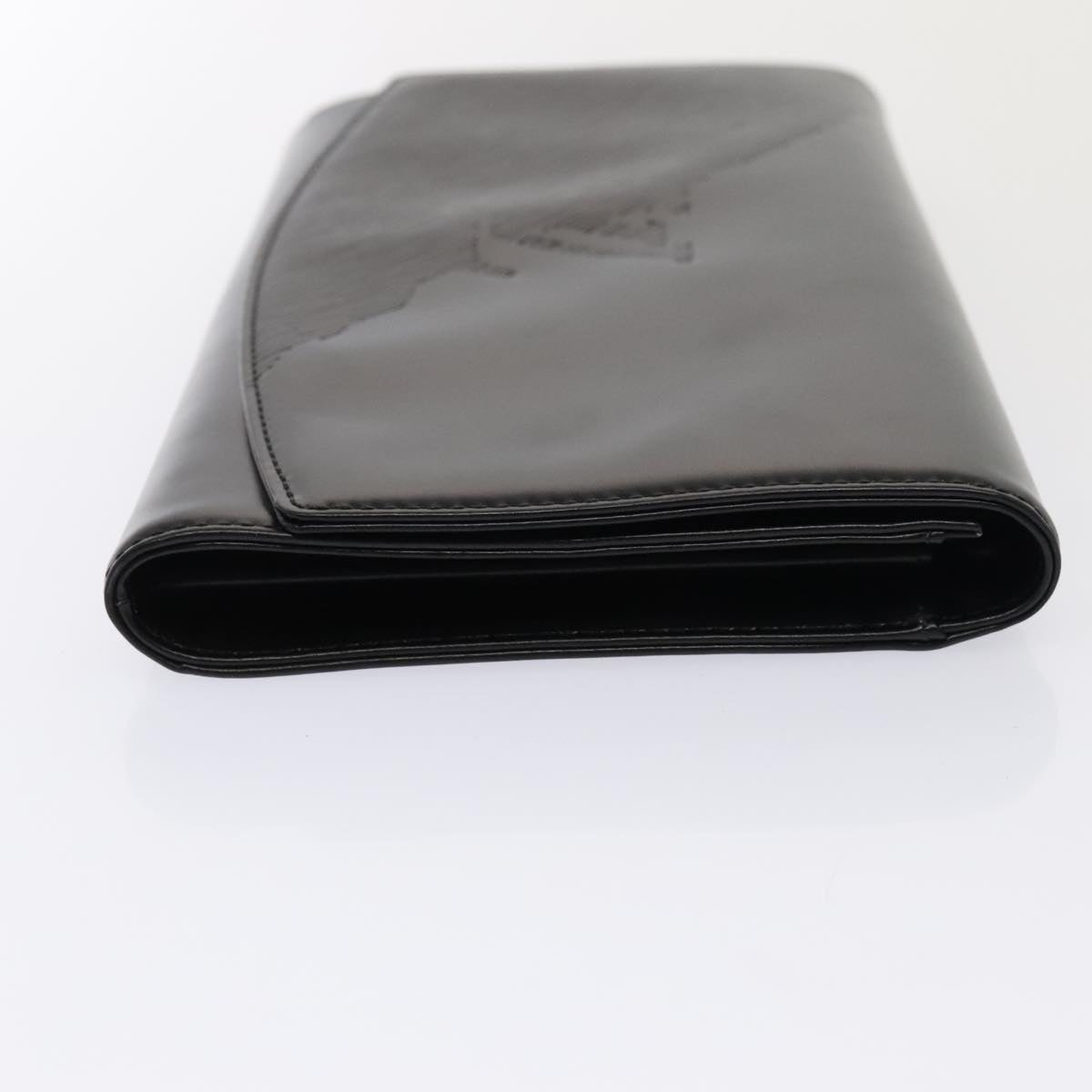Louis Vuitton Aegean Black Leather Clutch Bag