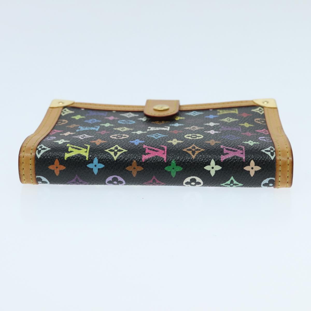 Louis Vuitton Agenda Pm Black Canvas Wallet