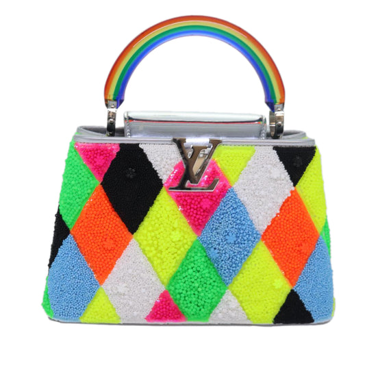 Louis Vuitton Capucines Multicolour Leather Handbag