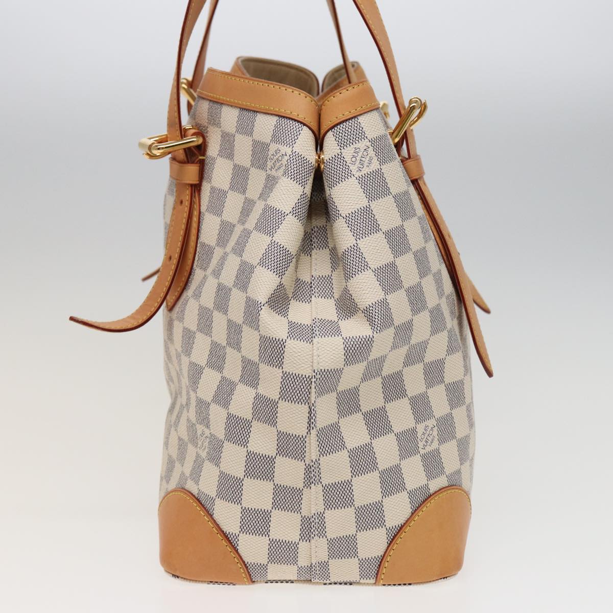 Louis Vuitton Hampstead White Canvas Tote Bag
