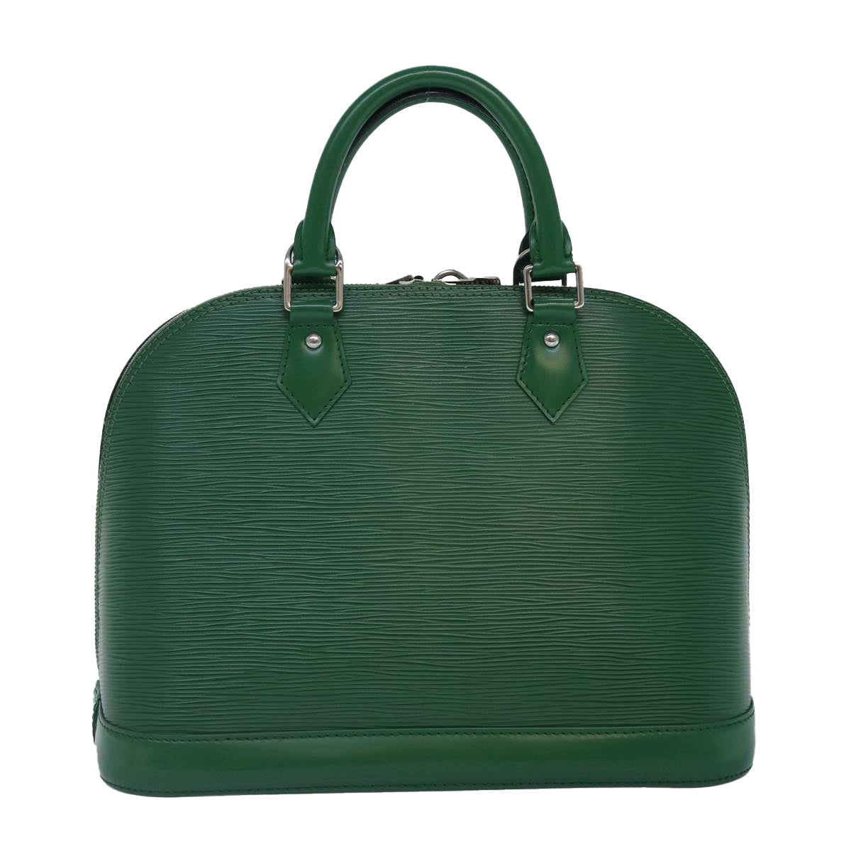 Louis Vuitton Alma Green Calfskin Handbag