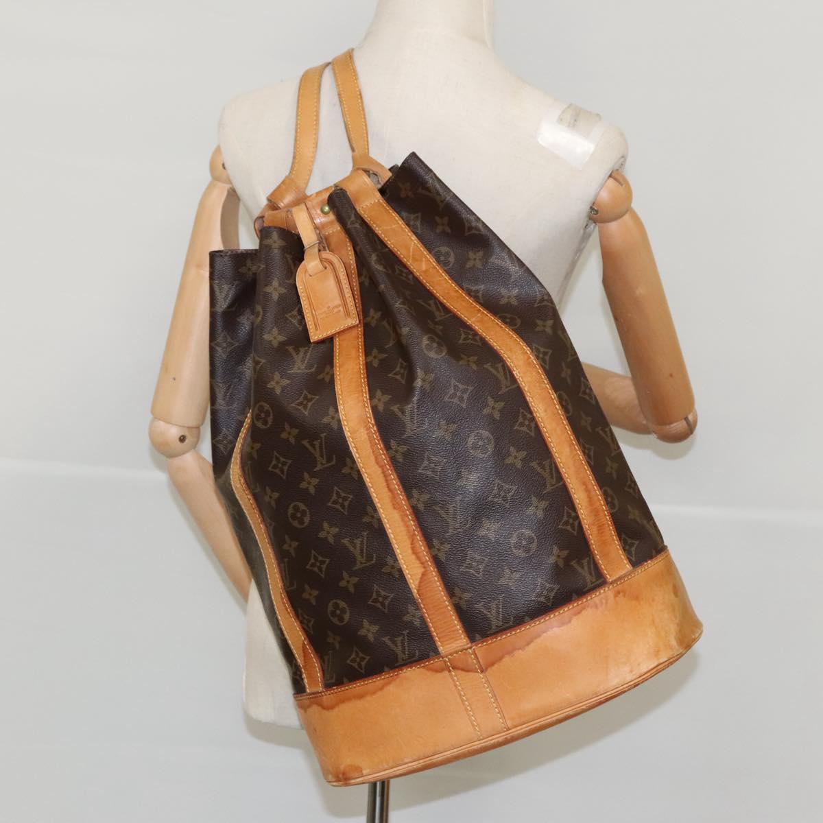 Louis Vuitton Randonnée Brown Canvas Shoulder Bag