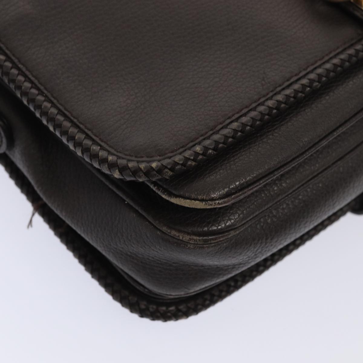 Gucci Marrakech Brown Leather Shoulder Bag