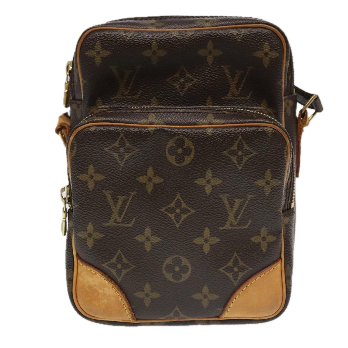 Louis Vuitton Amazon Brown Canvas Shoulder Bag