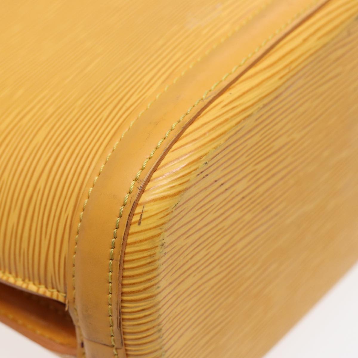 Louis Vuitton Lussac Yellow Leather Shoulder Bag