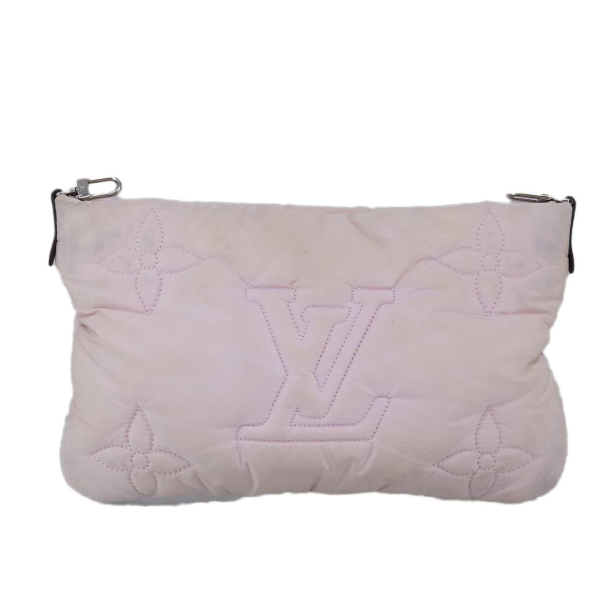 Louis Vuitton Multi Pochette Accessoires Pink Synthetic Shoulder Bag