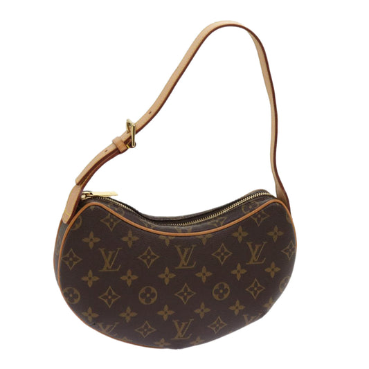 Louis Vuitton Croissant Brown Canvas Shoulder Bag