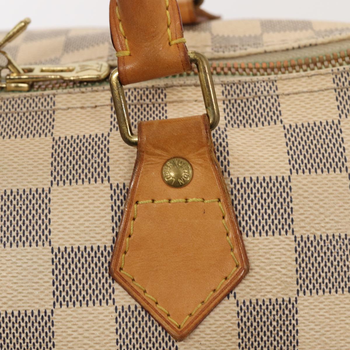 Louis Vuitton Speedy Bandoulière 30 White Canvas Handbag