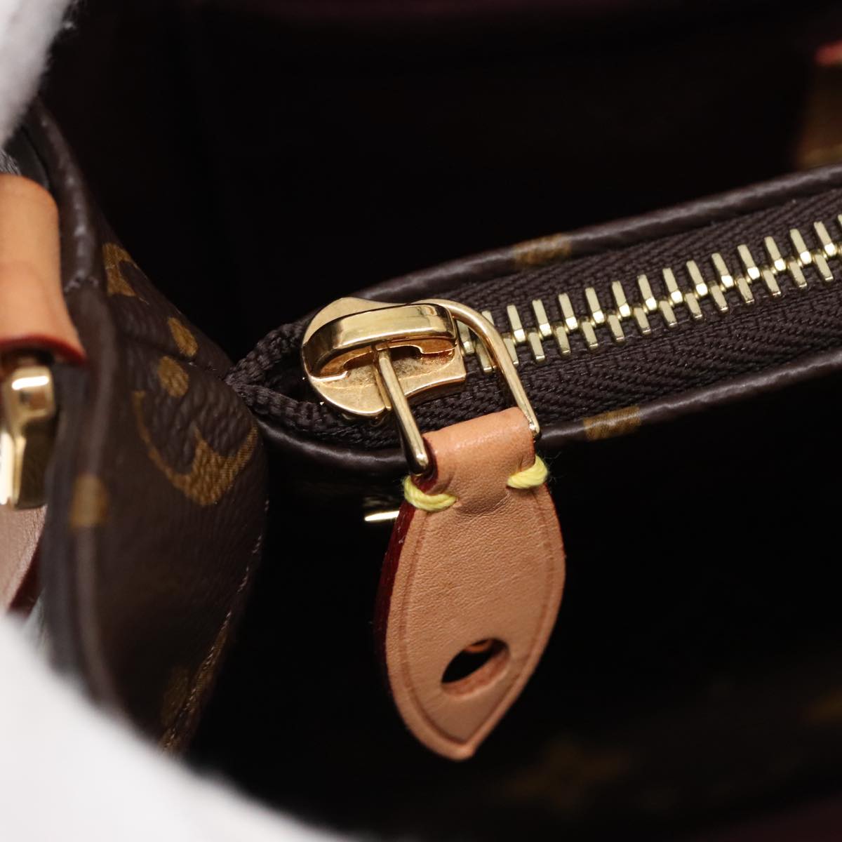 Louis Vuitton Montaigne Brown Canvas Handbag