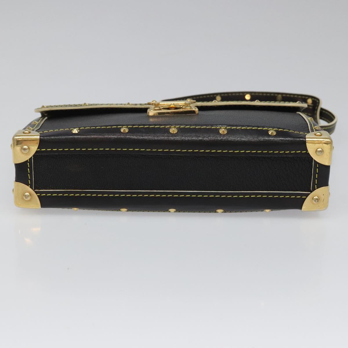 Louis Vuitton Suhali Black Leather Shoulder Bag