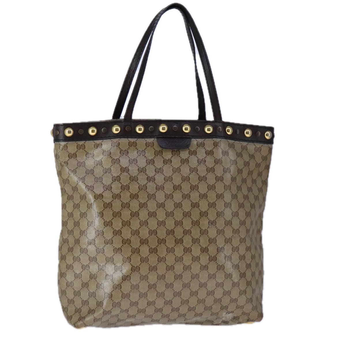 Gucci Gg Canvas Beige Canvas Tote Bag
