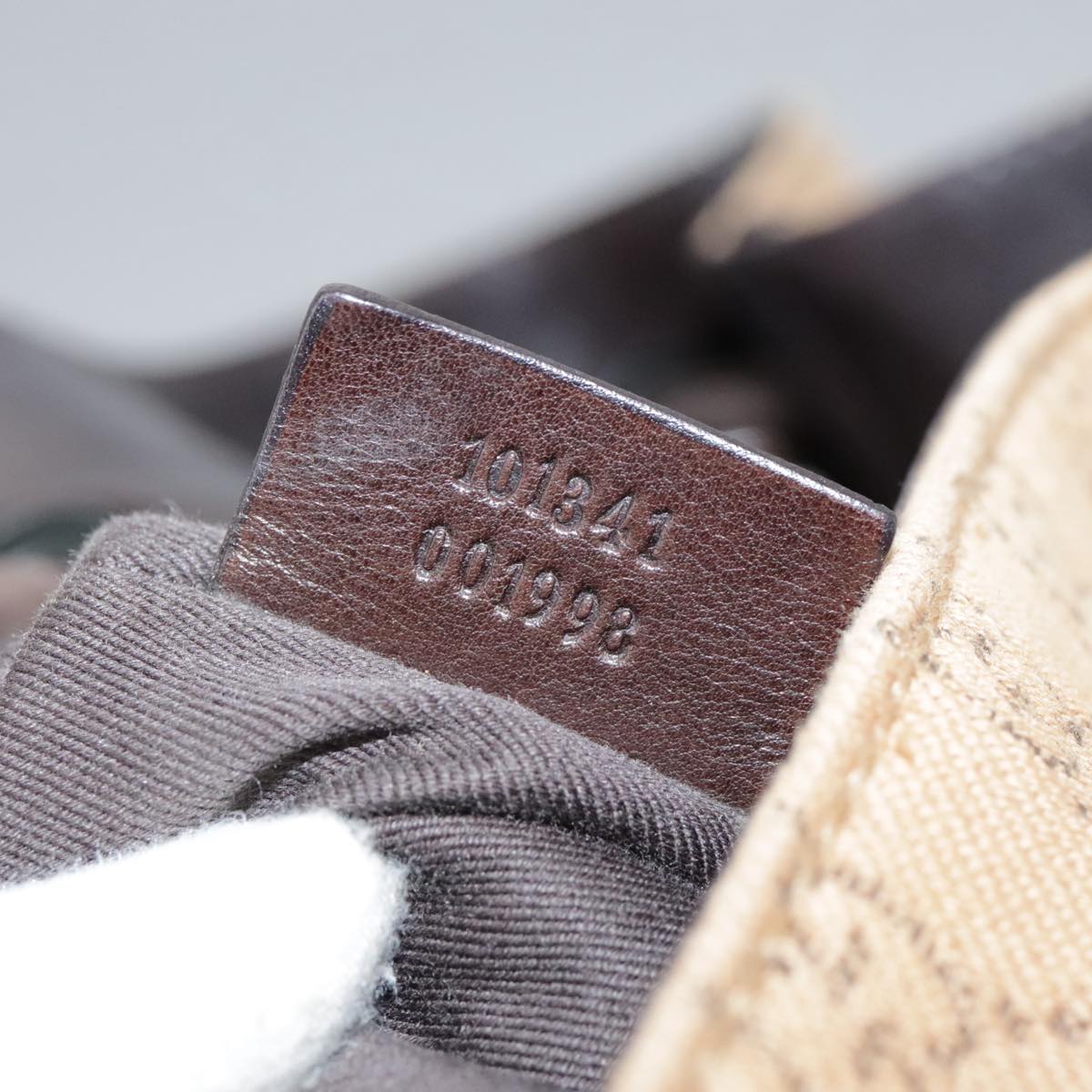 Gucci Gg Canvas Beige Canvas Shoulder Bag