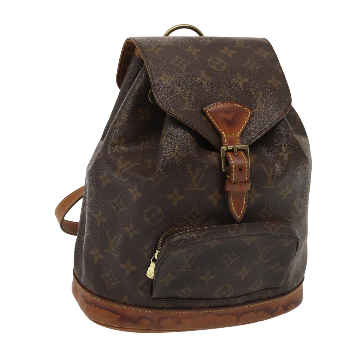 Louis Vuitton Montsouris Brown Canvas Backpack Bag
