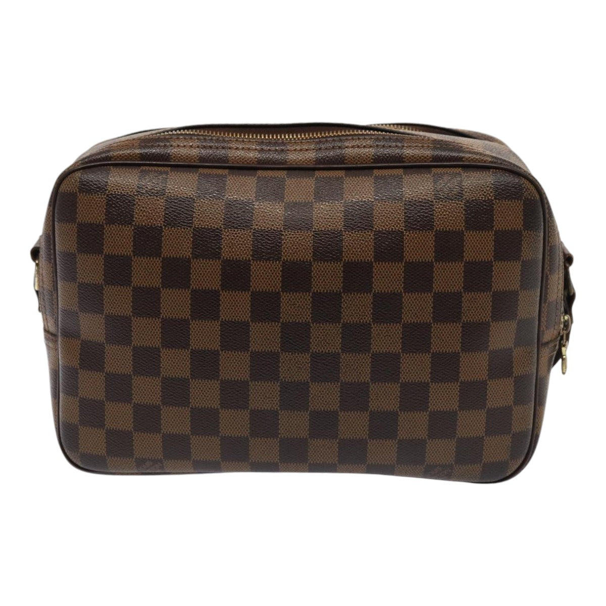Louis Vuitton Reporter Brown Canvas Shoulder Bag