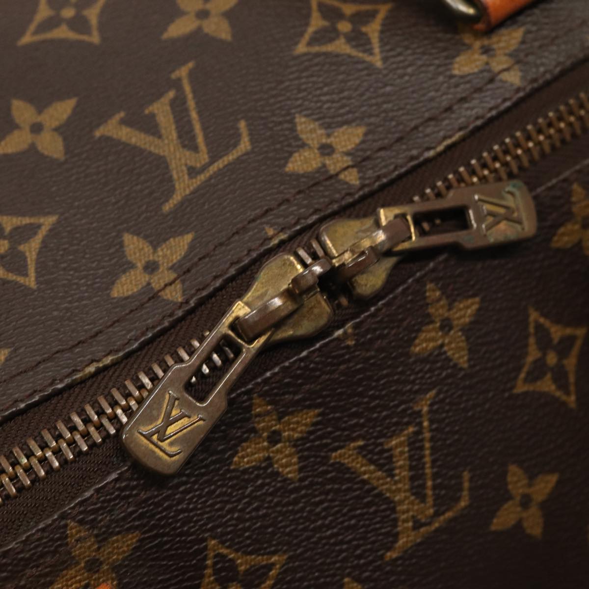 Louis Vuitton Keepall 60 Brown Canvas Travel Bag