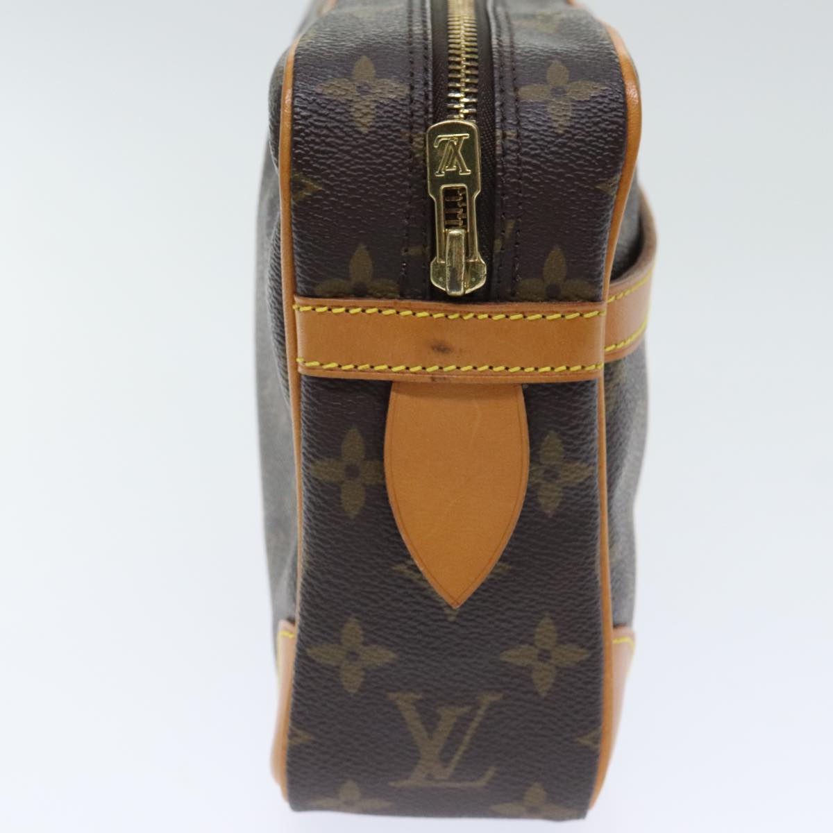 Louis Vuitton Compiegne 28 Brown Canvas Clutch Bag