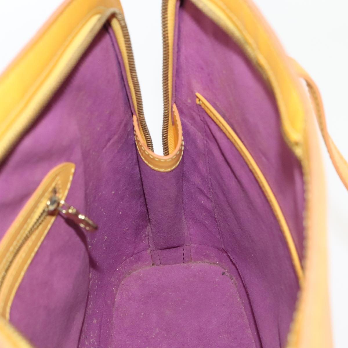 Louis Vuitton Lussac Yellow Leather Shoulder Bag