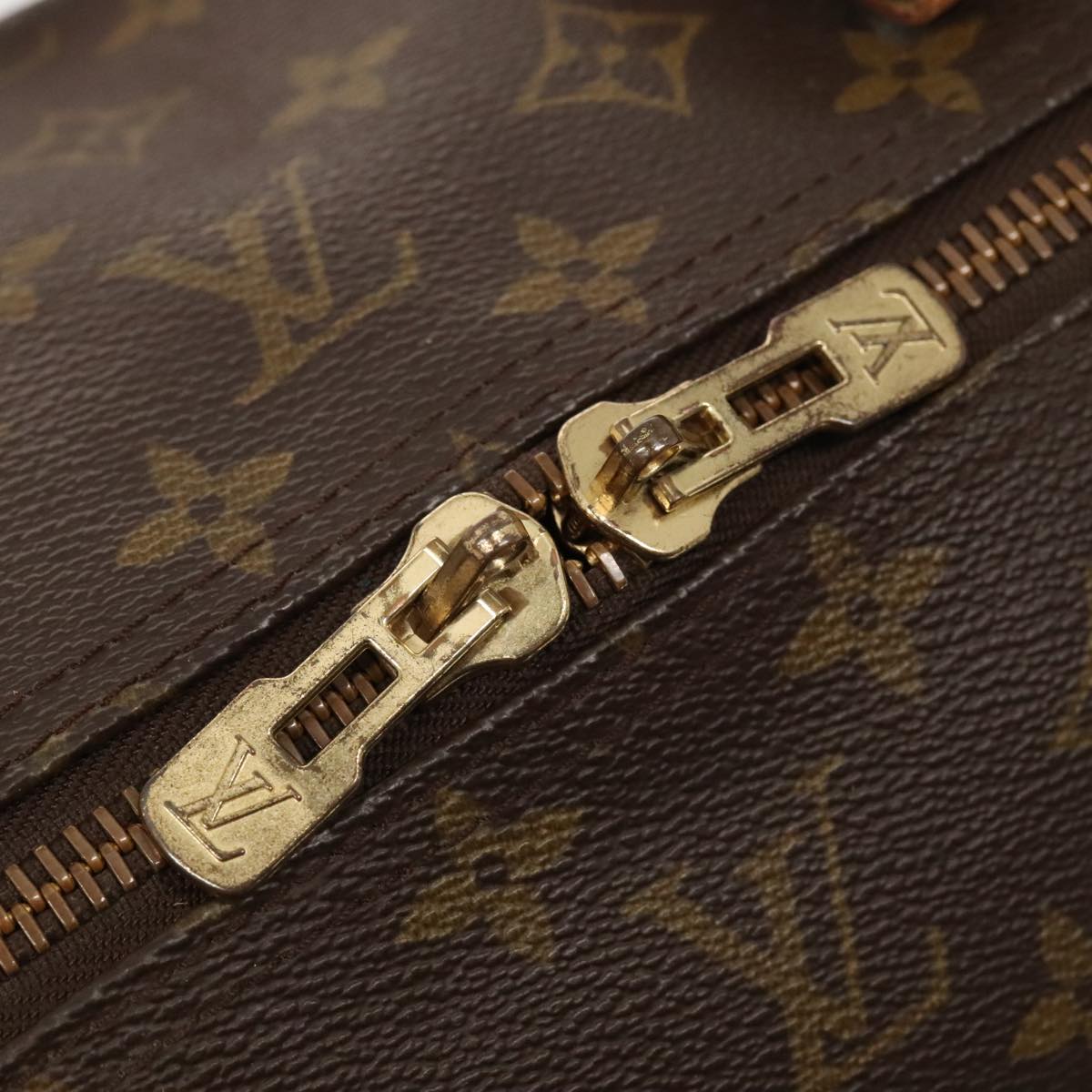 Louis Vuitton Keepall 60 Brown Canvas Travel Bag