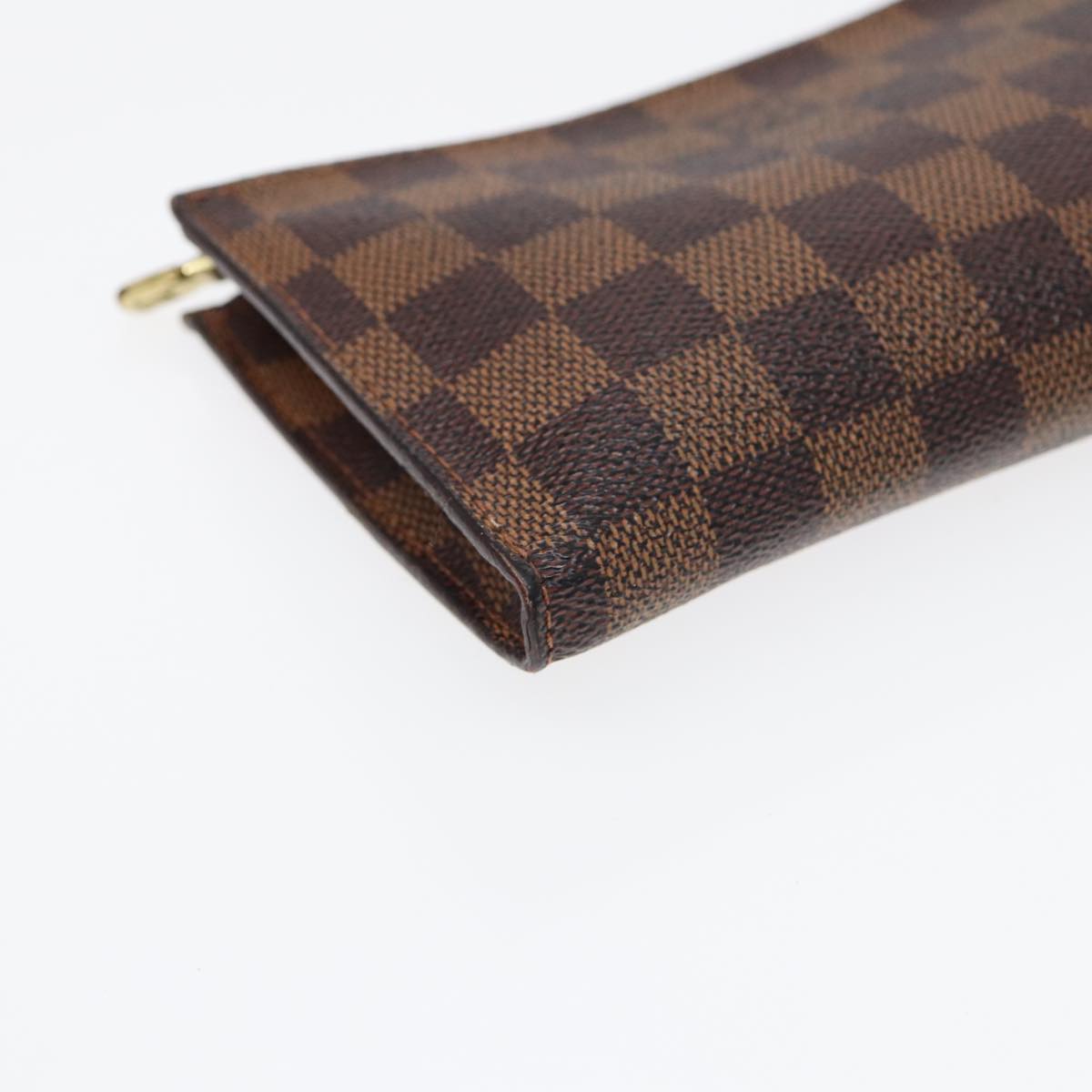 Louis Vuitton Poche Toilette Brown Canvas Clutch Bag