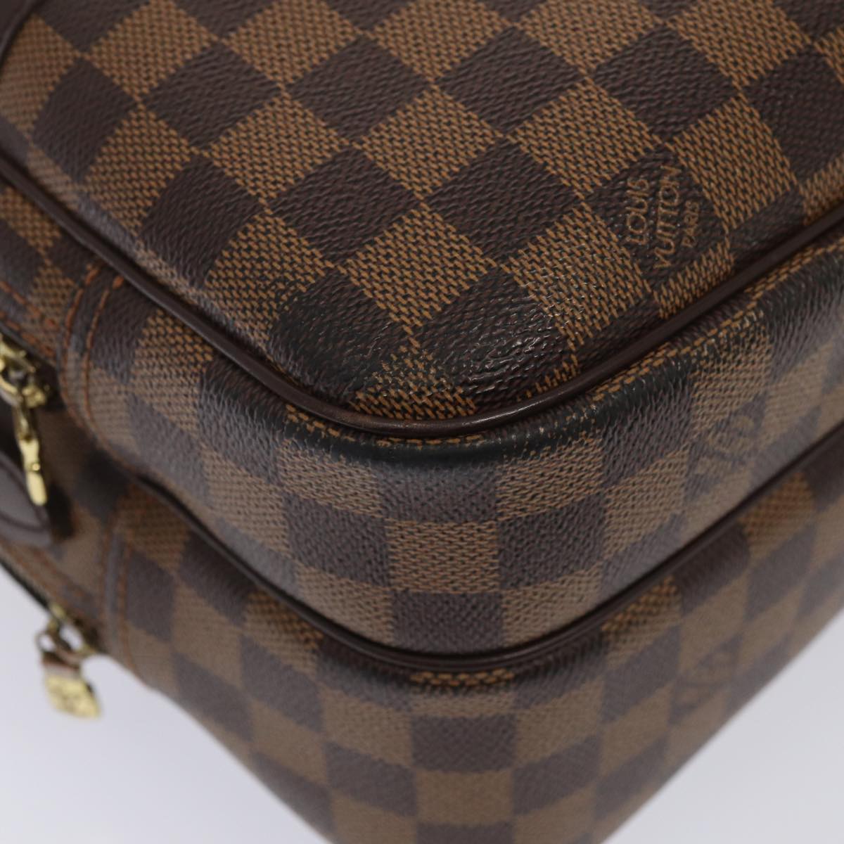 Louis Vuitton Reporter Brown Canvas Shoulder Bag