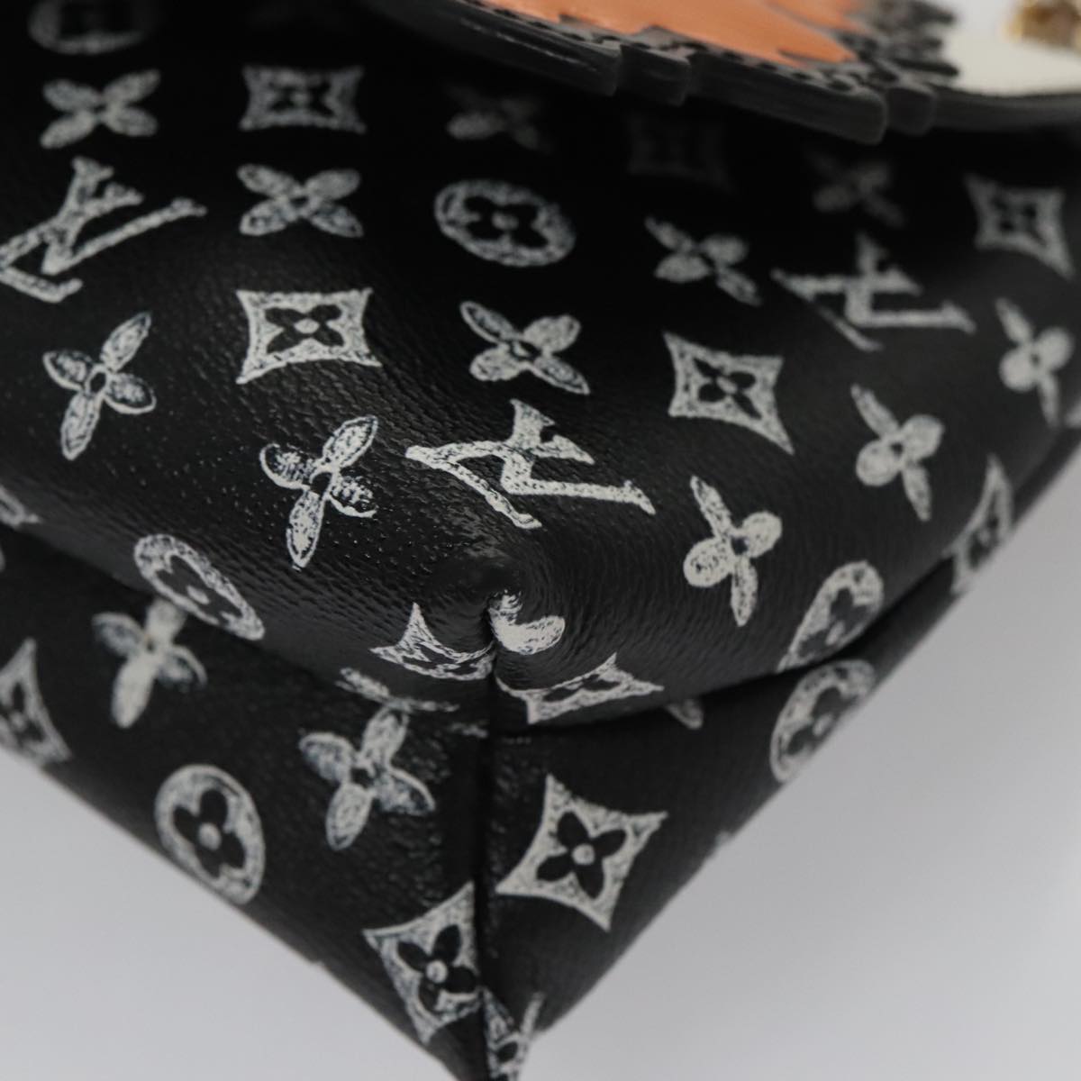 Louis Vuitton Black Canvas Shoulder Bag