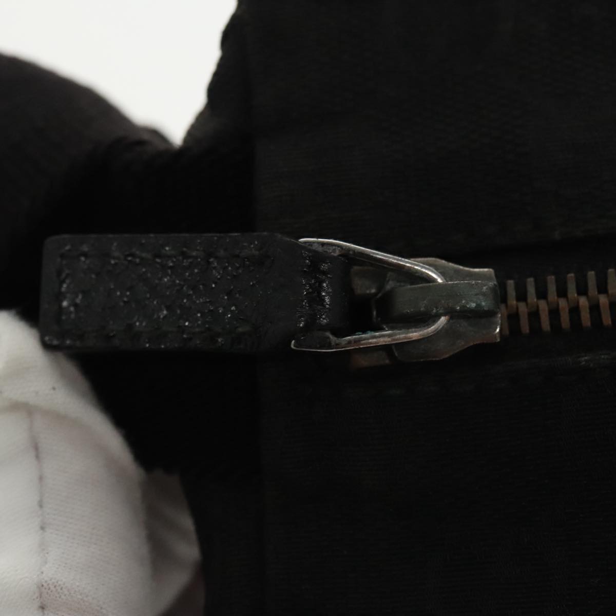 Gucci Black Canvas Shoulder Bag
