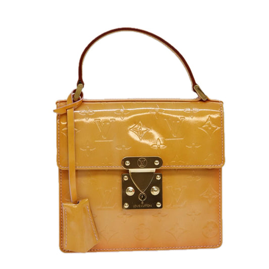 Louis Vuitton Spring Street Yellow Patent Leather Handbag ()