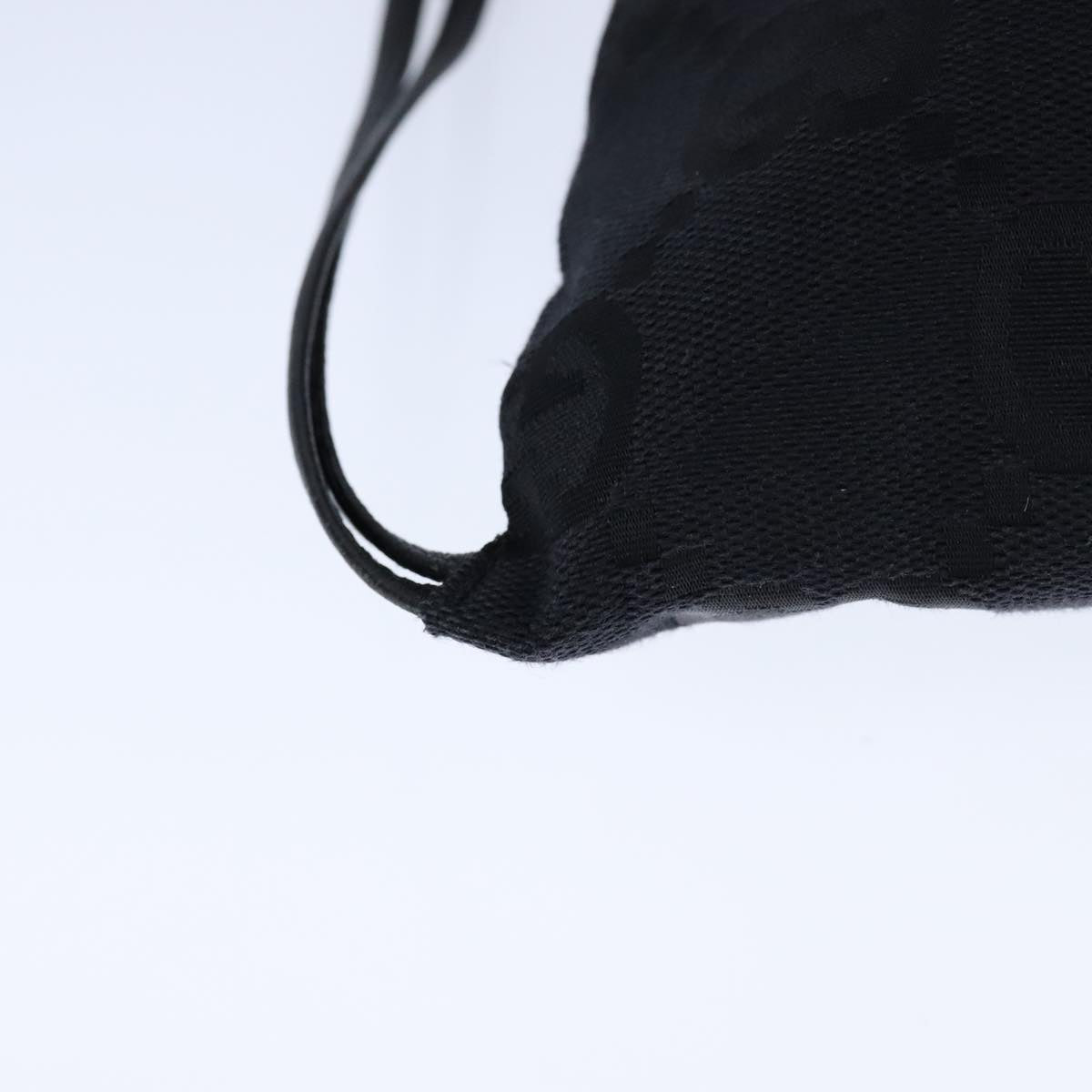 Gucci Gg Canvas Black Canvas Clutch Bag