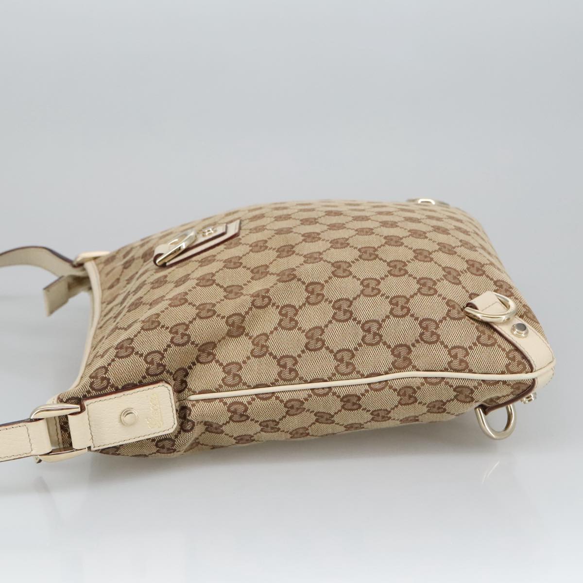 Gucci Beige Canvas Shoulder Bag