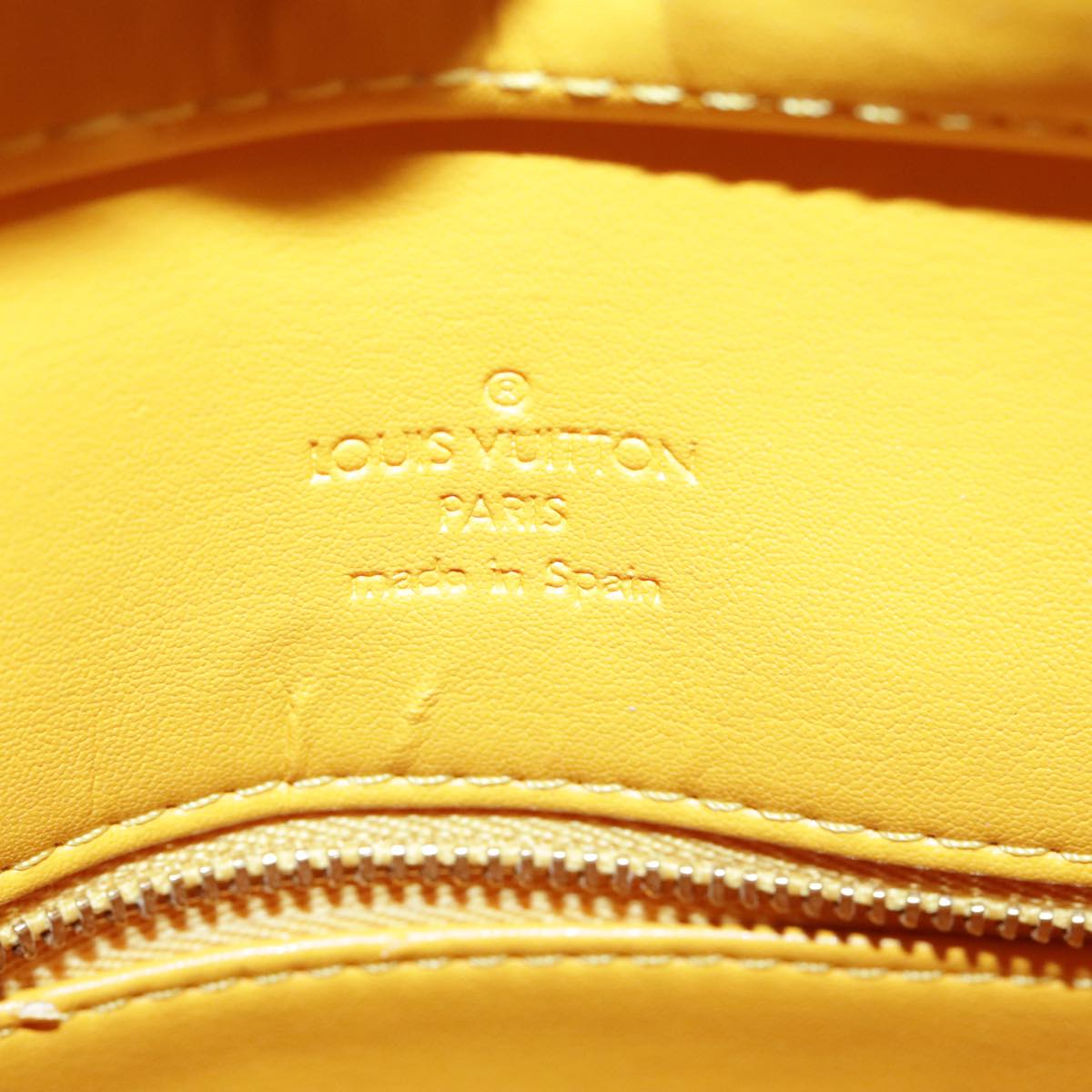 Louis Vuitton Houston Brown Patent Leather Handbag