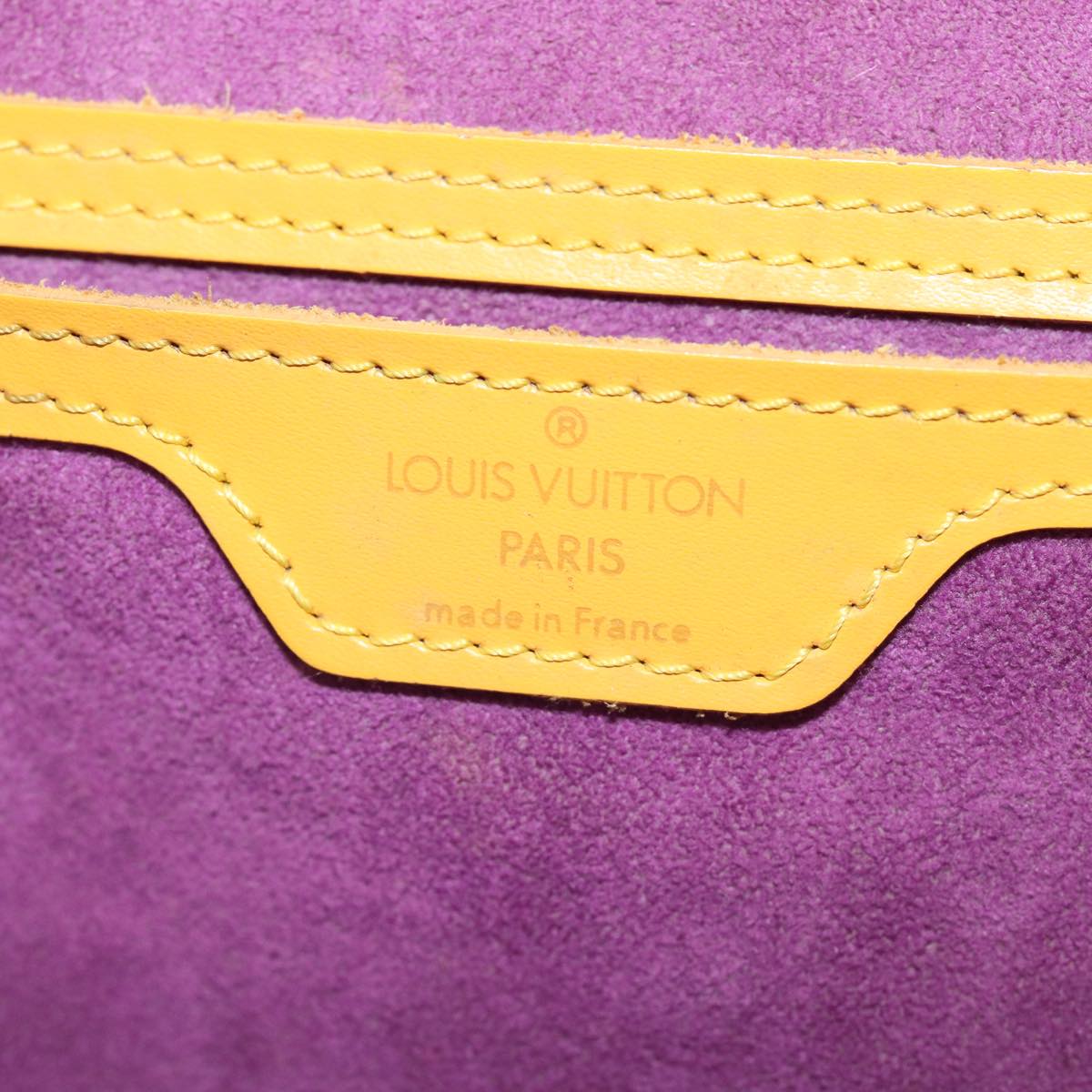 Louis Vuitton Gobelins Yellow Leather Backpack Bag